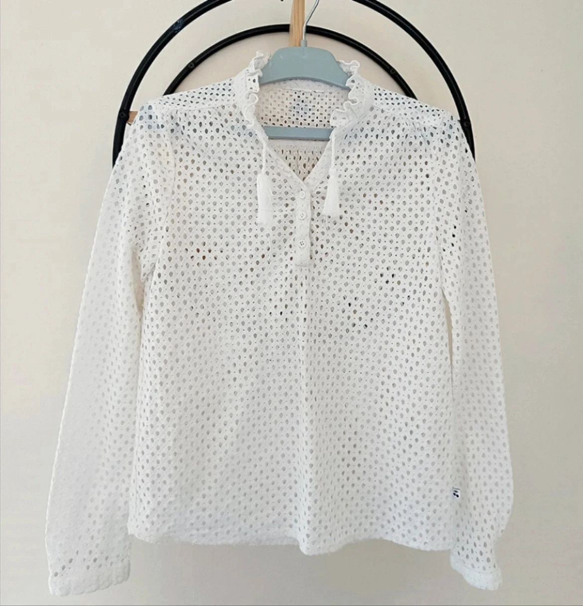 10 ans haut blouse  le temps des cerises